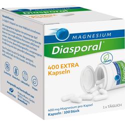 Eine Packung mit Magnesiumkapseln, vegan und ohne Zucker, Laktose oder Gluten.